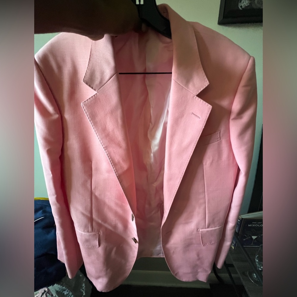 Alexander McQueen Old Pink Suit.